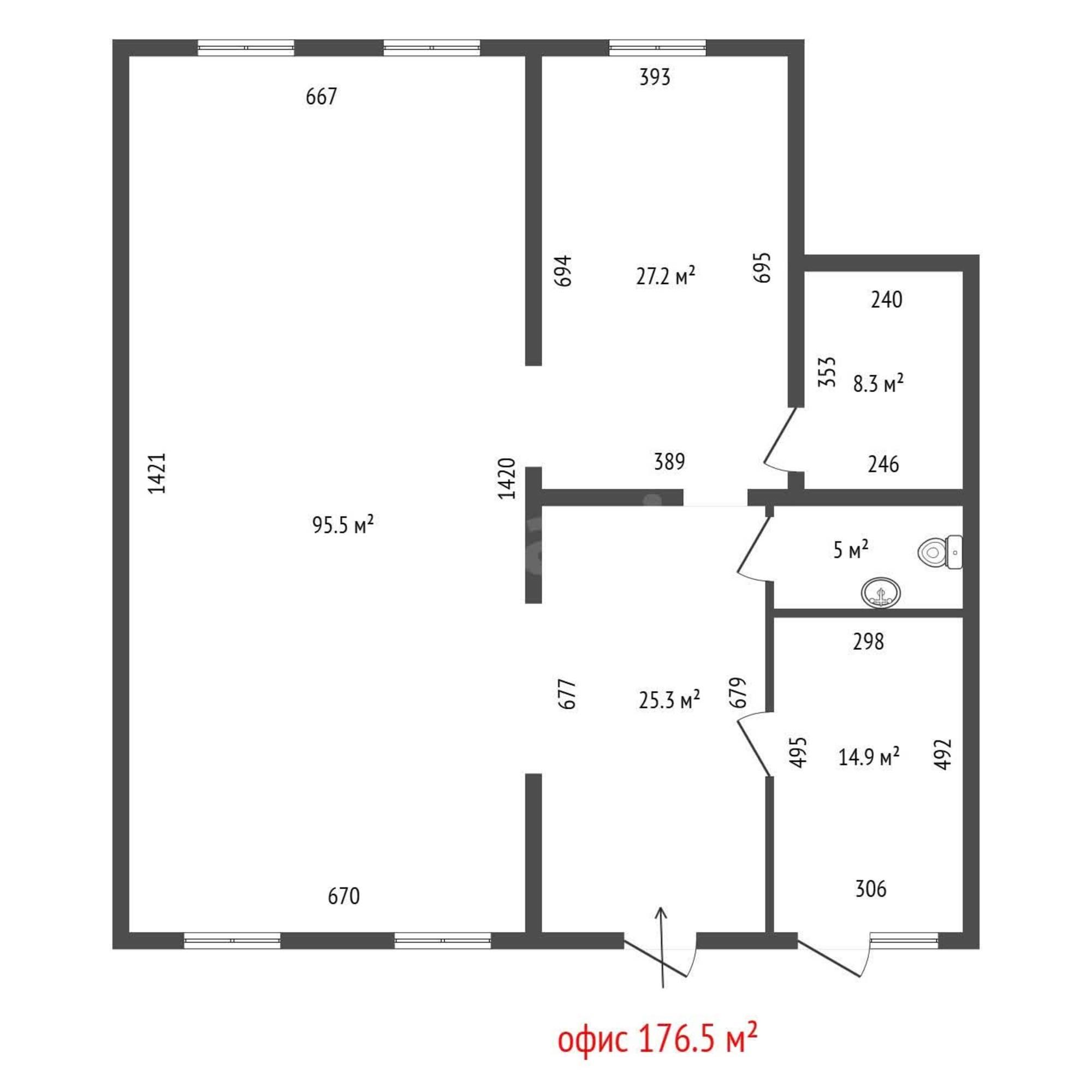 Продажа помещения улица Краснолесья