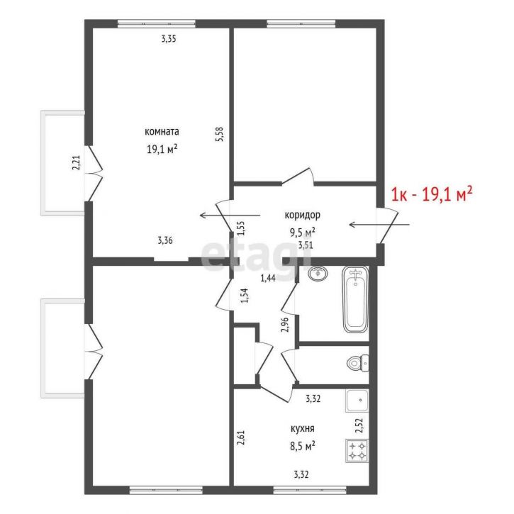Комната улица Испытателей