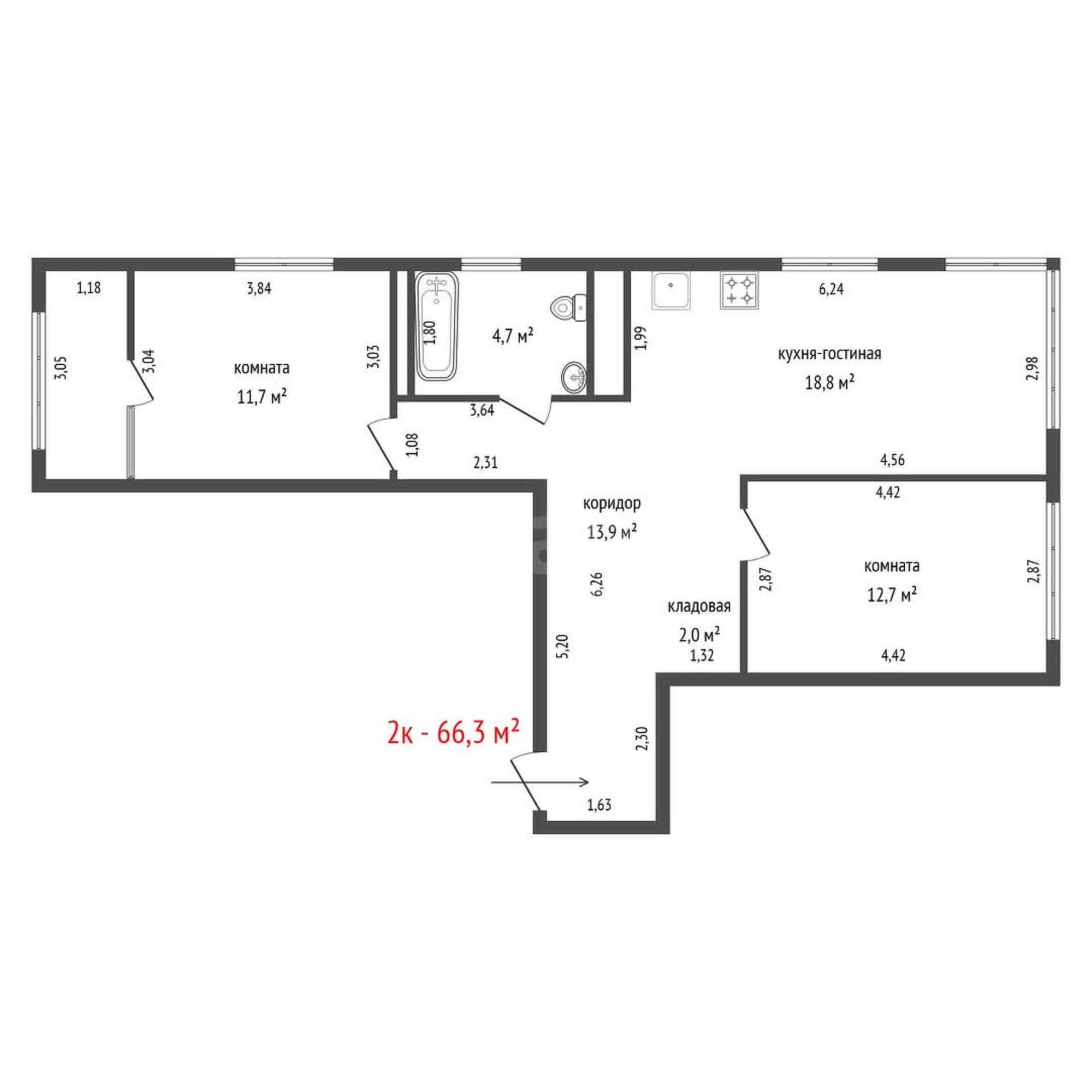Продажа 2-комн квартиры Машинная улица
