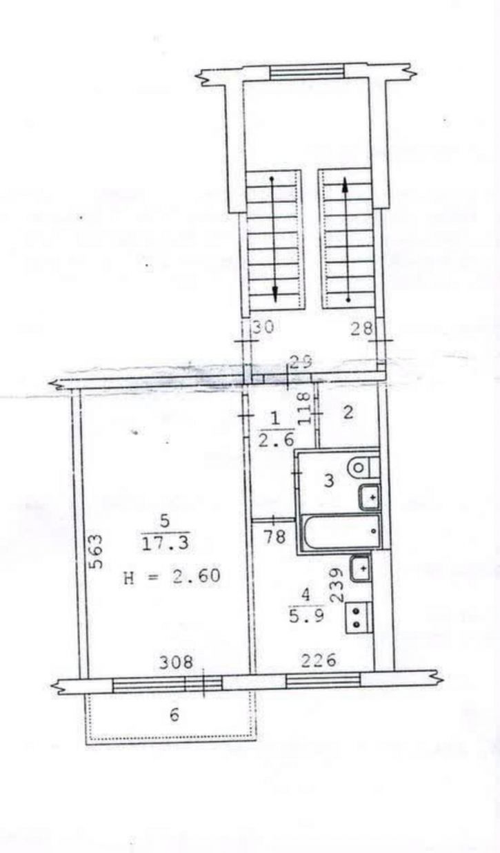 1-комн квартира улица Сурикова