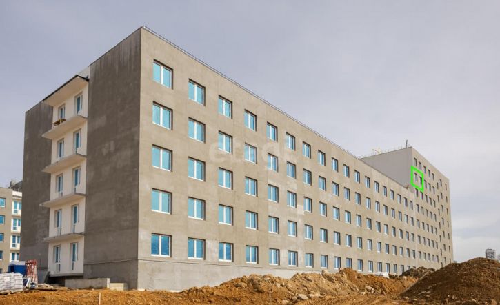 1-комн квартира в новом доме улица Евгения Савкова