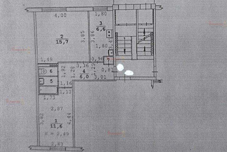 2-комн квартира Серафимы Дерябиной 49/2