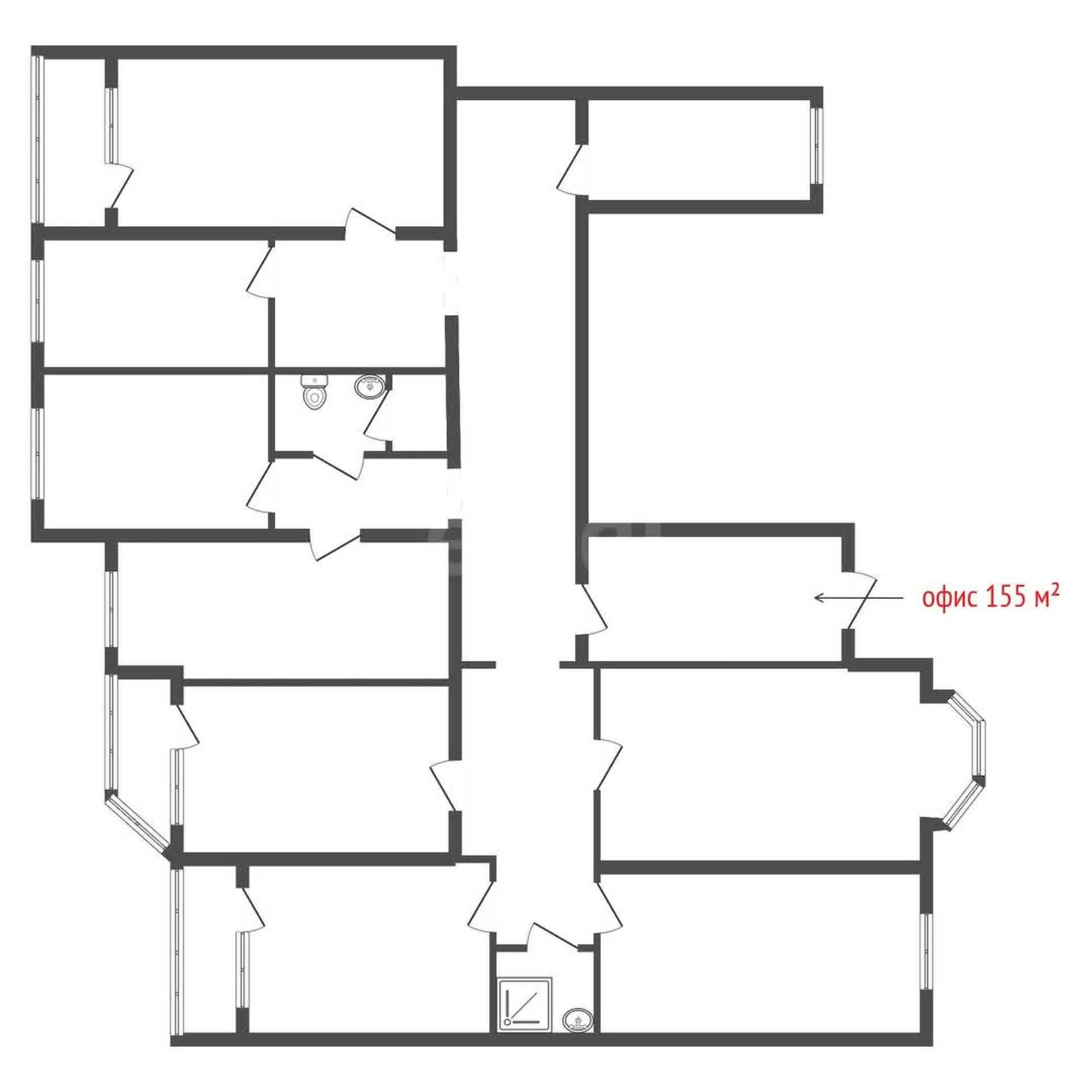 Сдать офис, помещение под офис за 155 000 рублей на улица Академика Шварца
