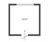 офис 16.4 кв м, этаж 1/14 улица Академика Шварца