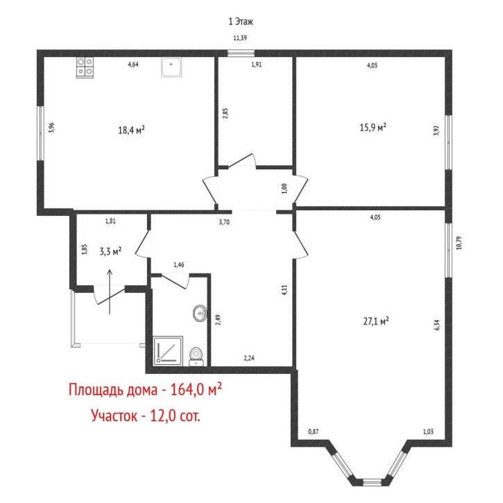 Коттедж/дом Реактивная улица