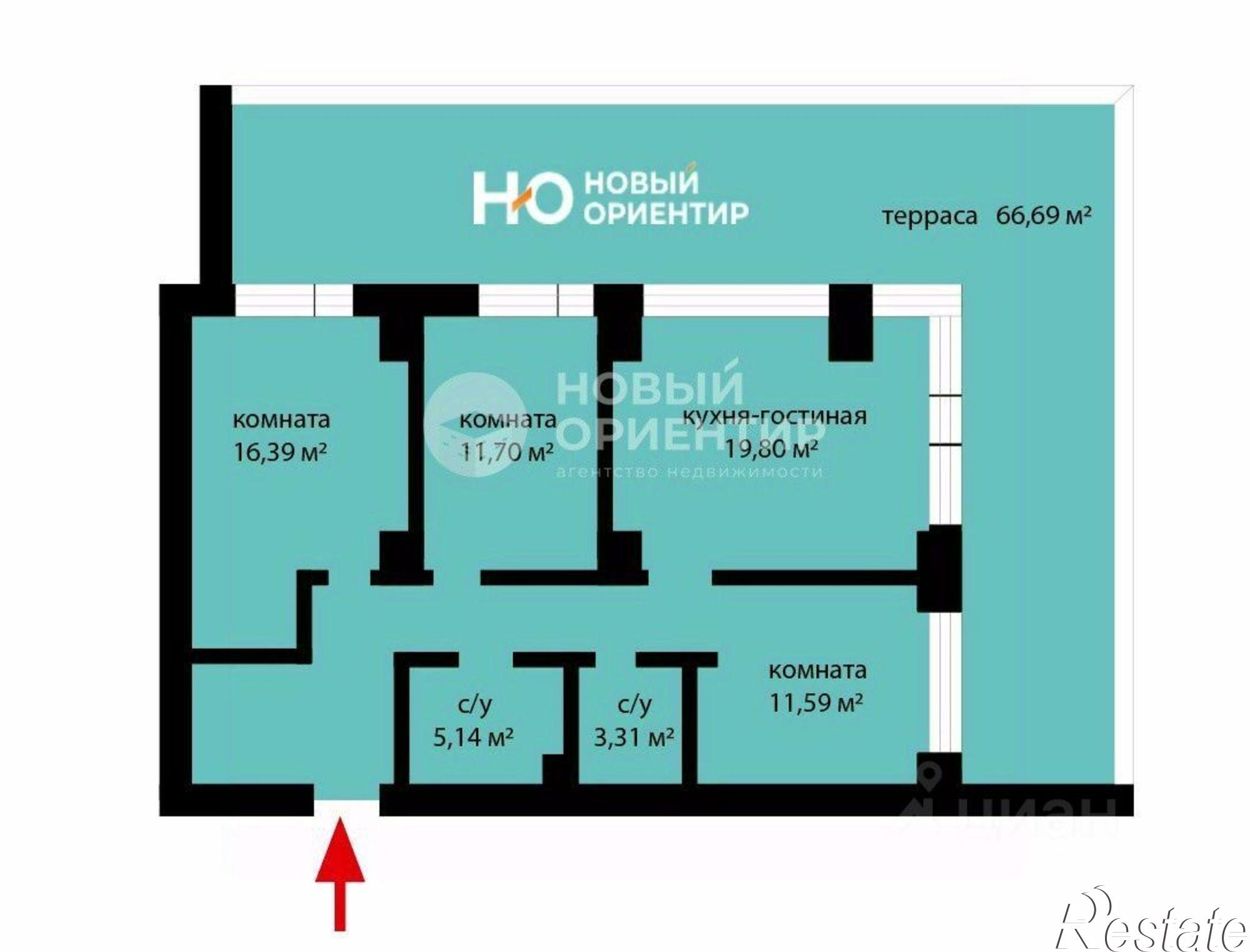 Сдать офис, помещение под офис за 175 002 рублей на улица Радищева, 41