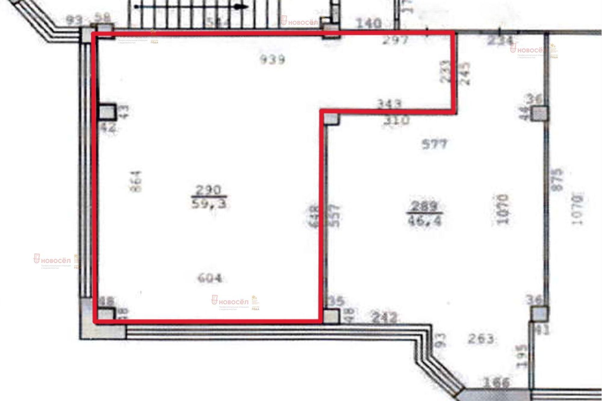 Сдать офис, помещение под офис за 77 090 рублей на Розы Люксембург 22