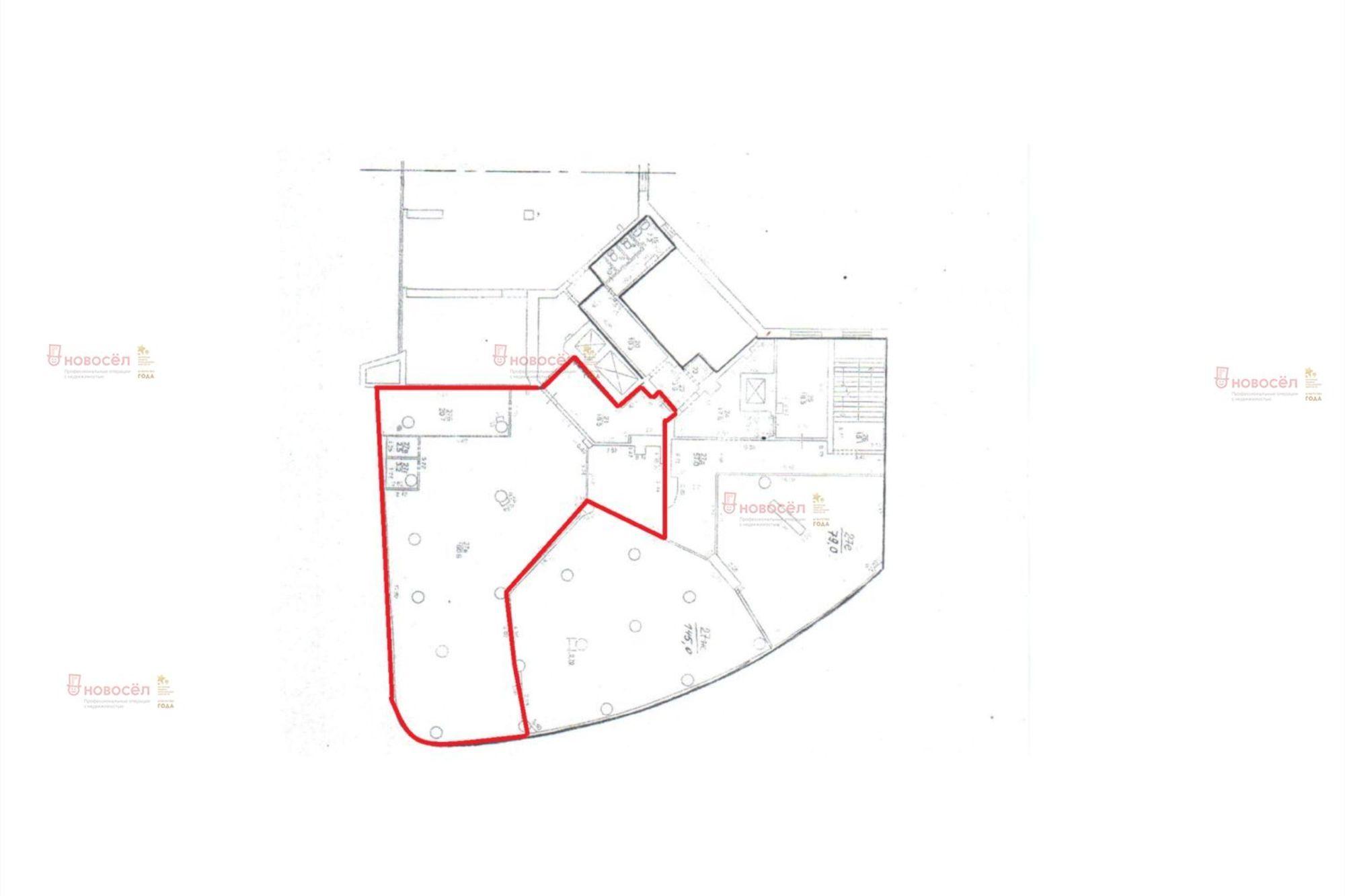 Сдать офис, помещение под офис за 333 750 рублей на Московская 77