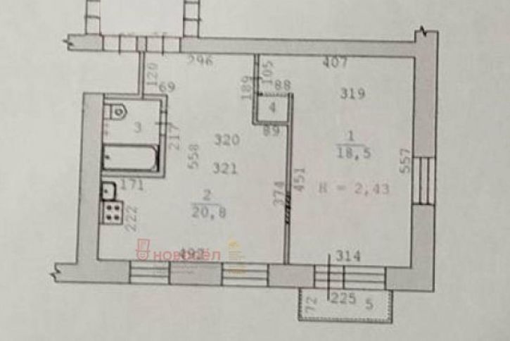 1-комн квартира Машиностроителей 73