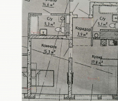 1-комн, 42кв м, этаж 12/35 Готвальда 24