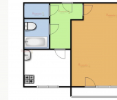 1-комн, 29кв м, этаж 4/9 Автомагистральная 23