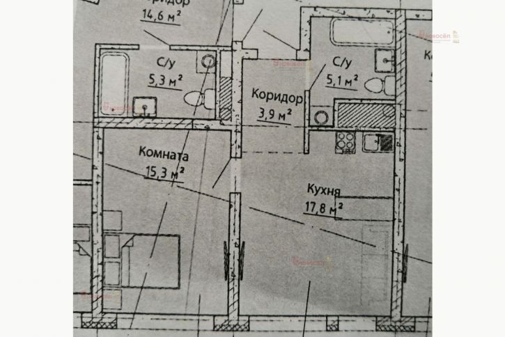 1-комн квартира Готвальда 24