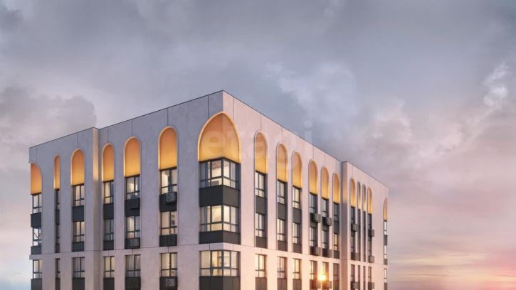 1-комн квартира в новом доме улица Академика Курчатова