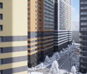 2-комн, 46кв м, этаж 25/26 улица Новостроя, 7