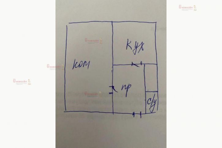 1-комн квартира Новгородцевой 3/б