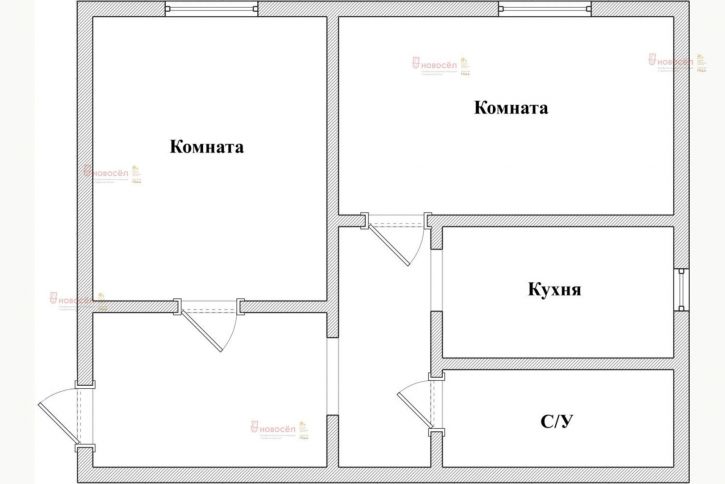 2-комн квартира Трактовая 8