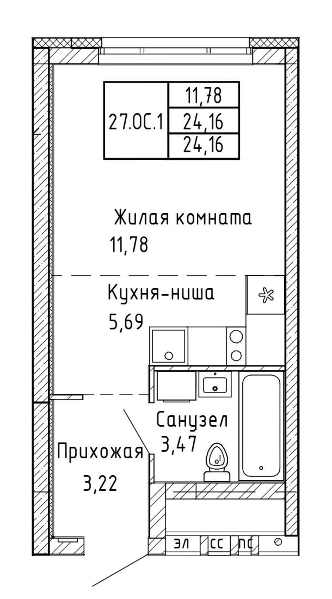 Купить квартиру за 5 368 350 рублей на Фрунзе улица, д.35А