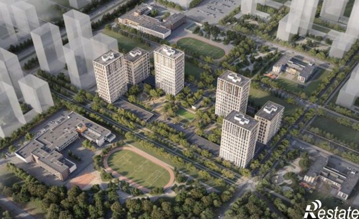 3-комн квартира в новом доме микрорайон Академический, 22-й квартал, ЖК Разум на Матв