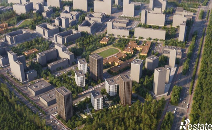 2-комн квартира в новом доме ул Академика Ландау, 5/1,  д. 5/1