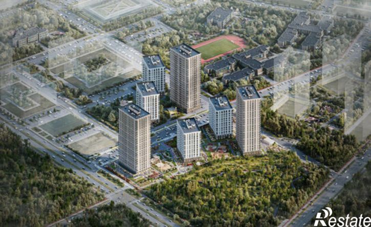 1-комн квартира в новом доме микрорайон Академический, 20-й квартал