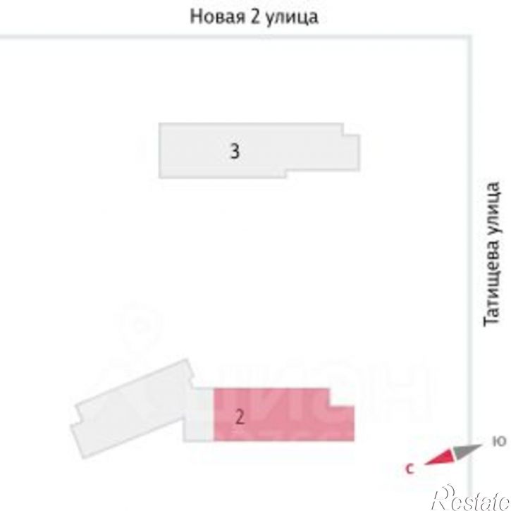 2-комн квартира в новом доме ул. Зелёный Остров, 14,  д. 14