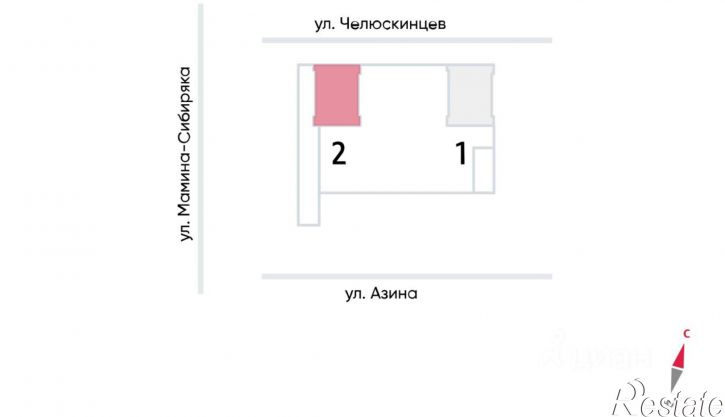 3-комн квартира в новом доме ул Челюскинцев, 112,  д. 112