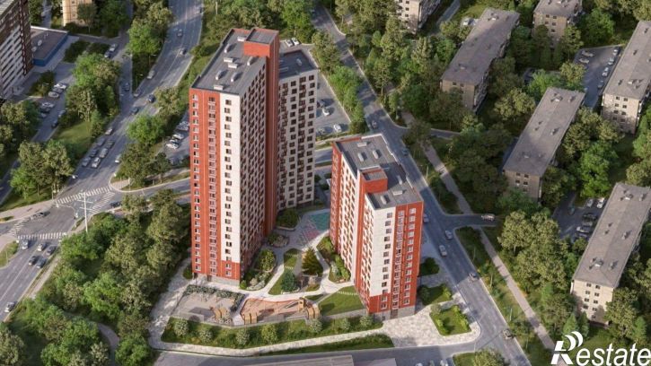 1-комн квартира в новом доме ул Патриса Лумумбы, 4а,  д. 4а