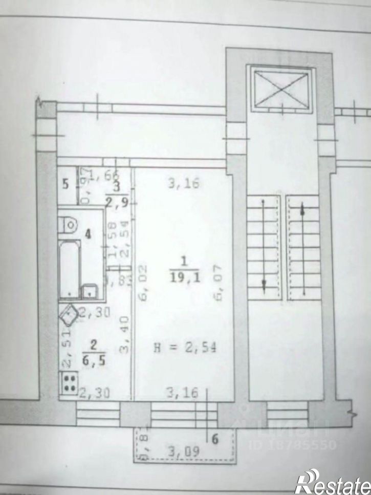 1-комн квартира ул Санаторная, д 3