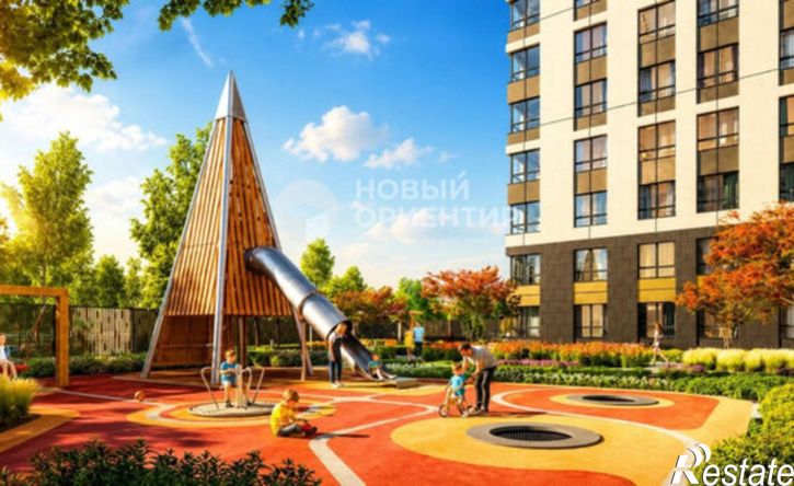 1-комн квартира в новом доме микрорайон Академический, 20-й квартал