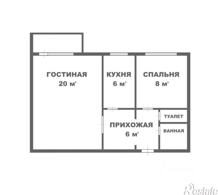 2-комн квартира ул Старых Большевиков, 52,  д. 52