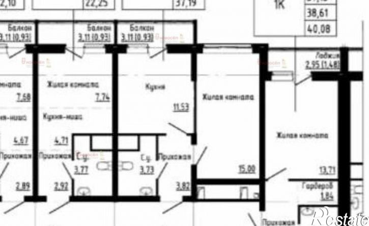 1-комн квартира ул Вильгельма де Геннина, 26,  д. 26