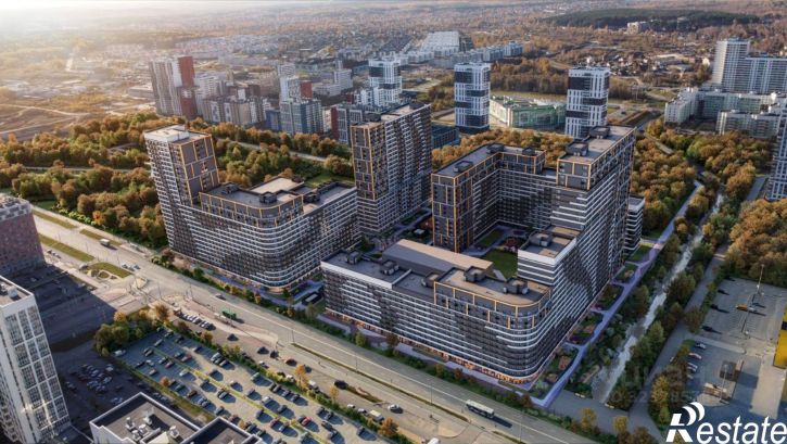 1-комн квартира в новом доме улица Рябинина