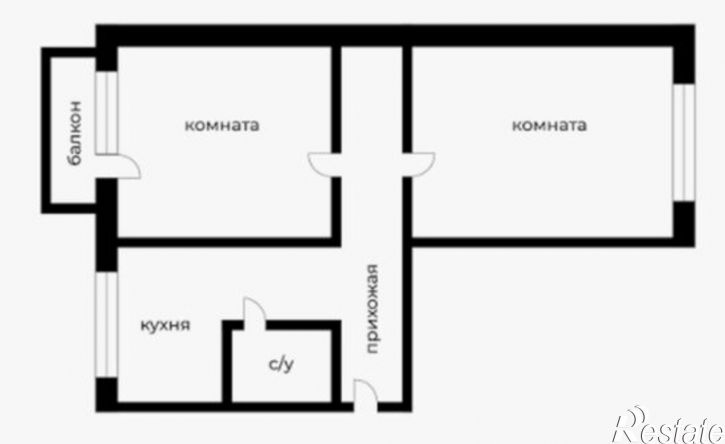 2-комн квартира ул Посадская, 44 4,  д. 44 4,  к. 4