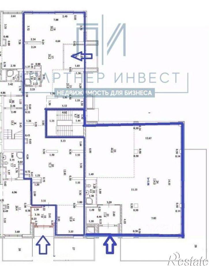 Торговое помещение б-р Владимира Белоглазова, 2г,  д. 2г