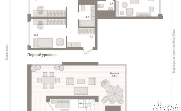 3-комн квартира ул Автономных Республик, 18,  д. 18