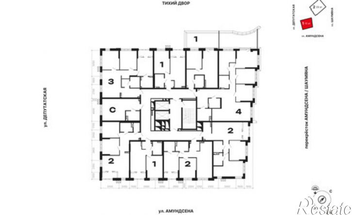 2-комн квартира ул Шаумяна, 6,  д. 6
