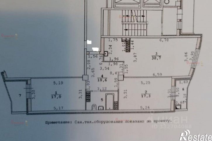 3-комн квартира ул Краснолесья, 30,  д. 30