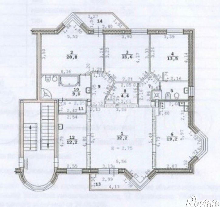 4-комн квартира