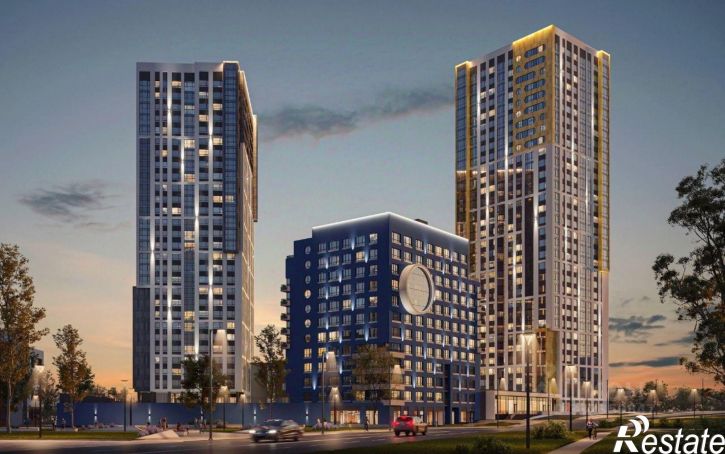 3-комн квартира в новом доме Екатеринбург, улица Репина