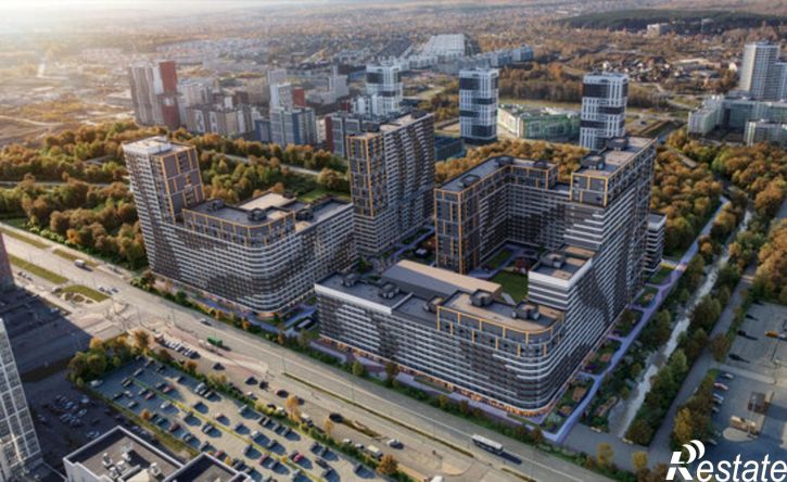 1-комн квартира в новом доме улица Рябинина, 42