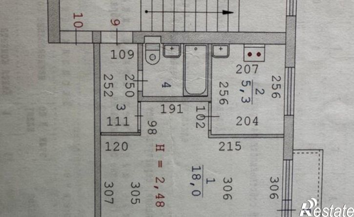 1-комн квартира ул Мира, 3,  д. 3