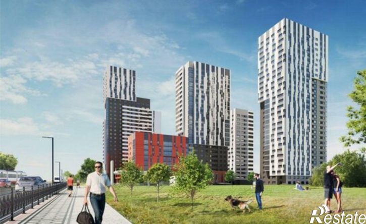 2-комн квартира в новом доме ул Владимира Высоцкого, 1,  д. 1