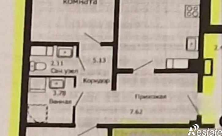 2-комн квартира ул Рассветная, 8 1,  д. 8 1,  к. 1