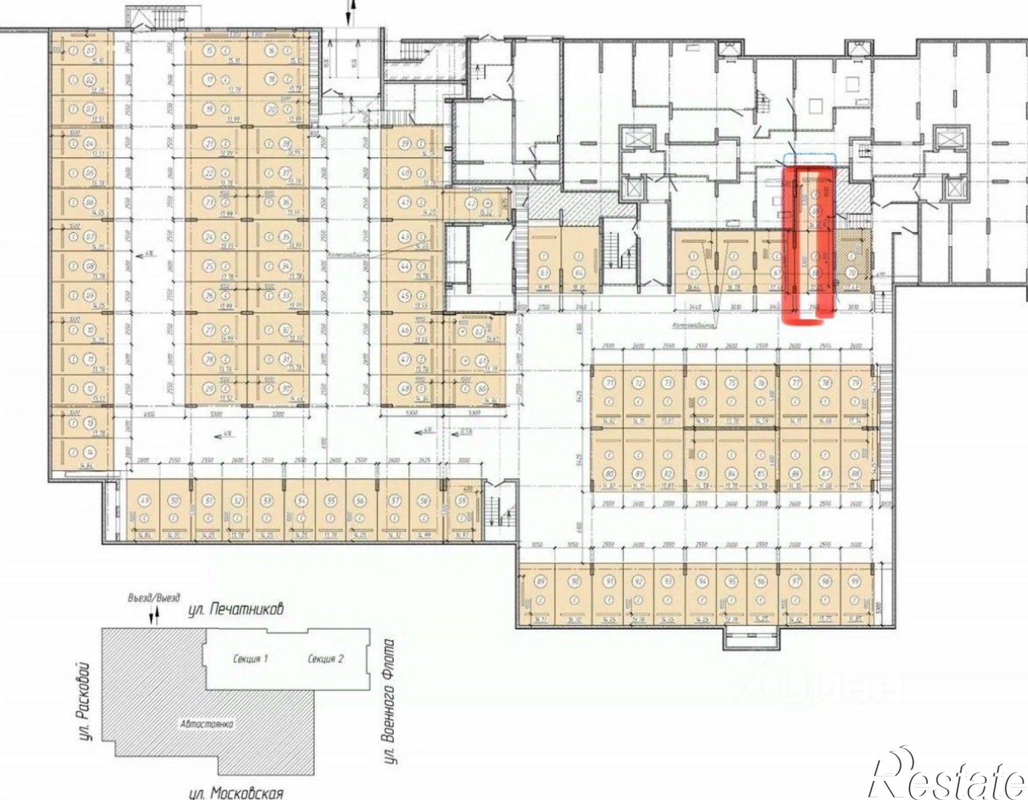 Купить гараж, место в паркинге за 4 500 000 рублей на ул Тельмана, 10