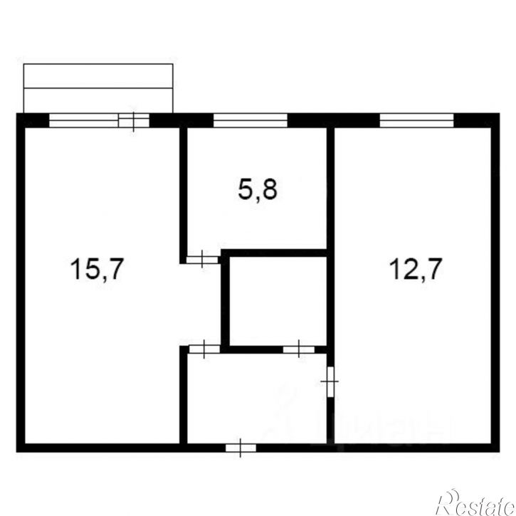 2-комн квартира ул Красных командиров, 75,  д. 75