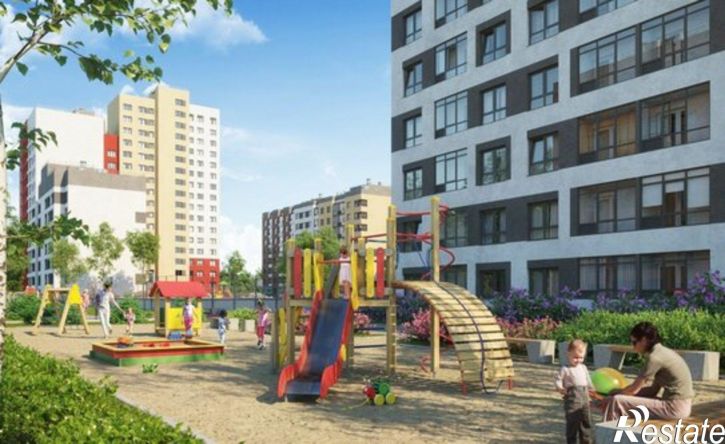 1-комн квартира в новом доме Екатеринбург, микрорайон Широкая Речка