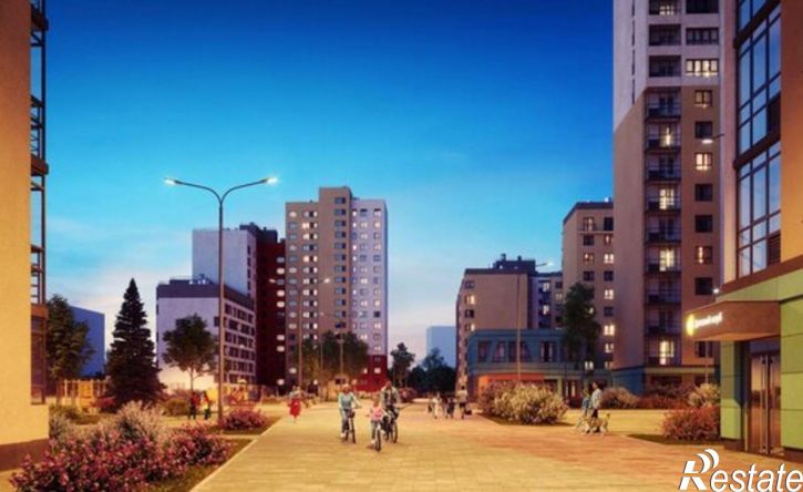1-комн квартира в новом доме Екатеринбург, микрорайон Широкая Речка