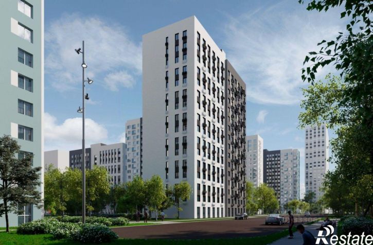 1-комн квартира в новом доме микрорайон ЖБИ