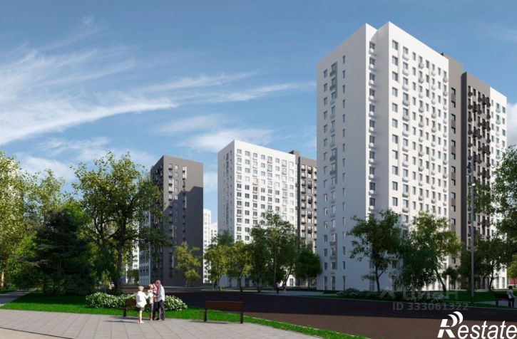 1-комн квартира в новом доме микрорайон ЖБИ