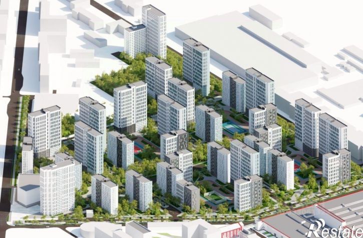 1-комн квартира в новом доме микрорайон ЖБИ